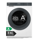 Haier front-loading washing machine 8kg I G3 Series IA -20%, 1400 rpm, quiet inverter motor, automatic and express programs, Aquastop hose, hygiene technologies I HW80-BP1427637T