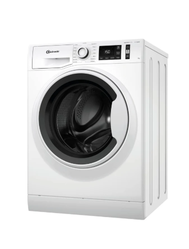 Bauknecht W Active 711 A washing machine, 7 kg, 1400 rpm, front loader, Active Care stain removal, stain removal at 40°C, steam programs & Steam Hygiene, quiet inverter motor, Stop&Add, white